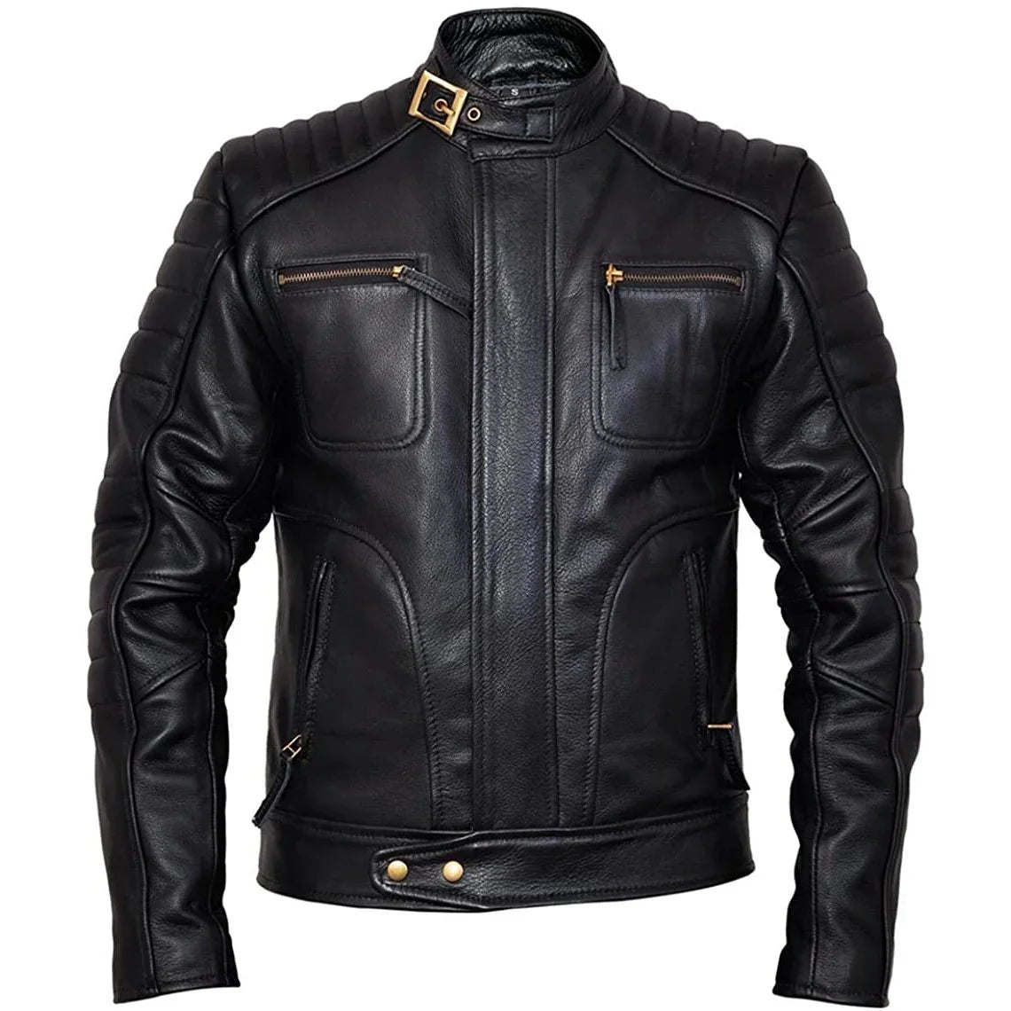 mens weybridge vintage tan leather jacket -
