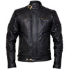 Mens Weybridge Vintage Tan Leather Jacket -