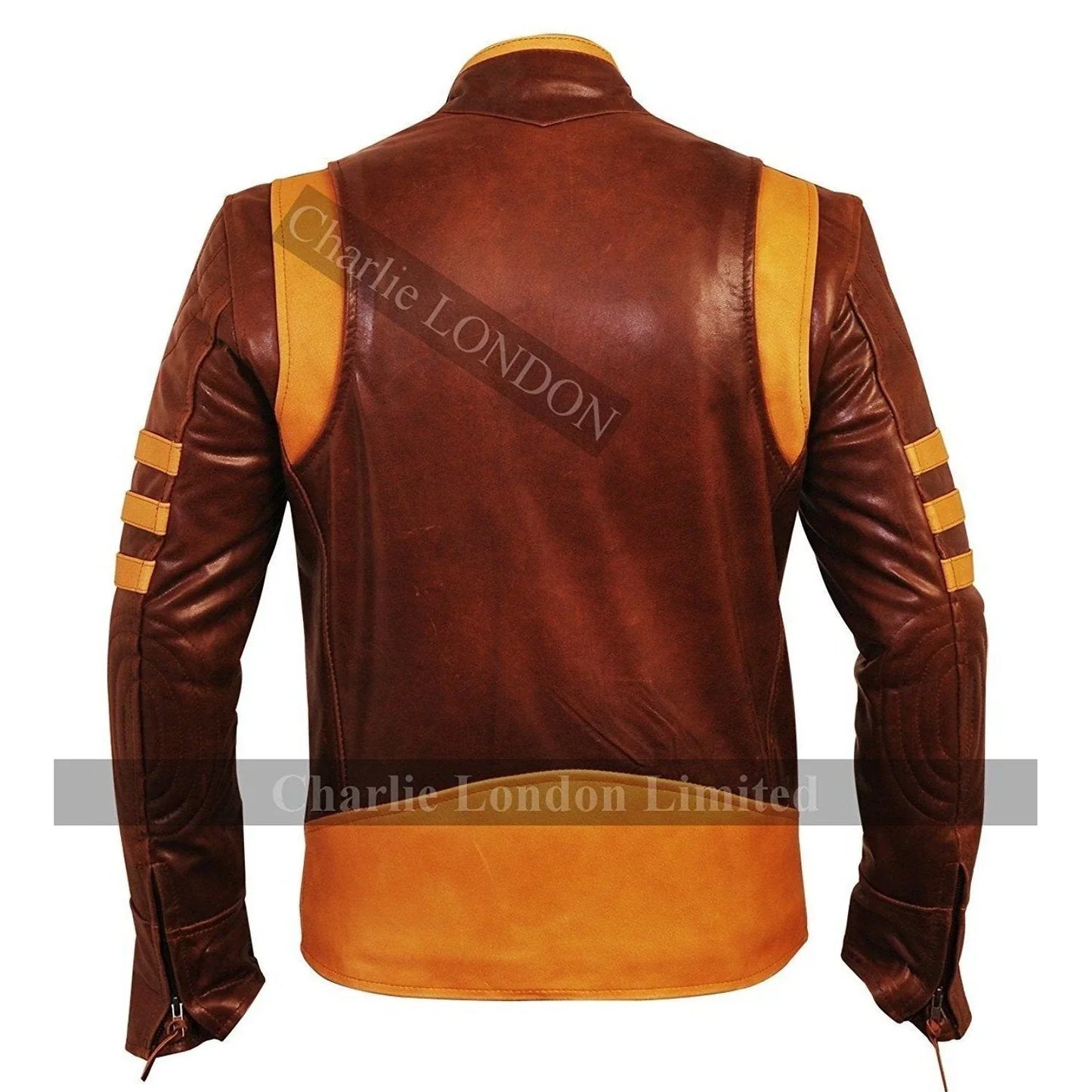 men's x-men origins vintage leather jacket -