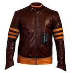 Men's X-Men Origins Vintage Leather Jacket -