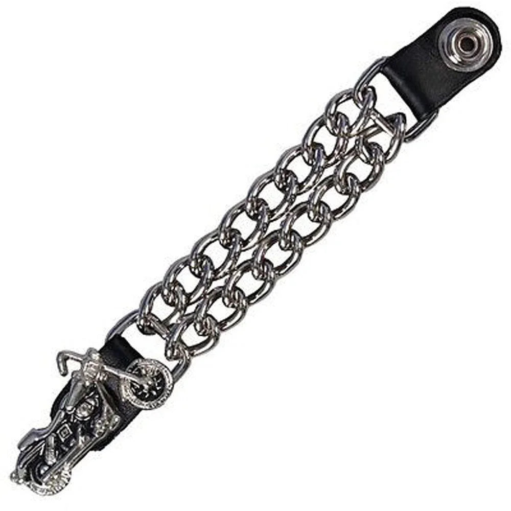 motorcycle chopper biker vest chain extender -
