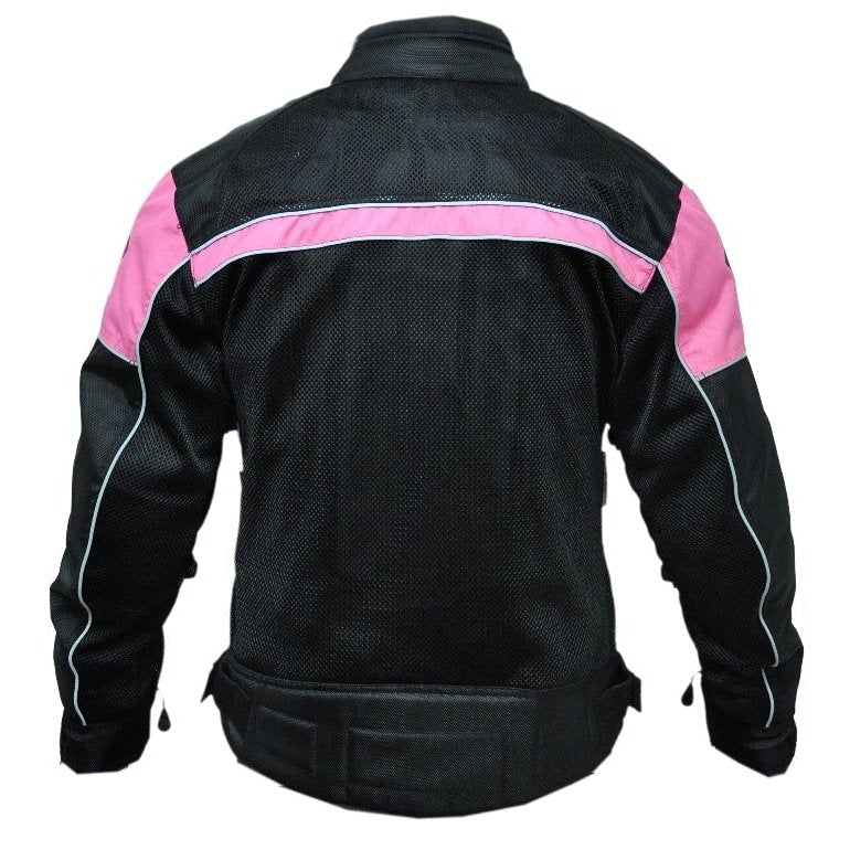 Pink Glider Mesh Textile Jacket -