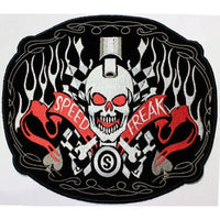 Speed Freak Biker Motorcycle Embroidery Patch -
