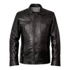 The Haymaker Black Leather Jacket Men's -