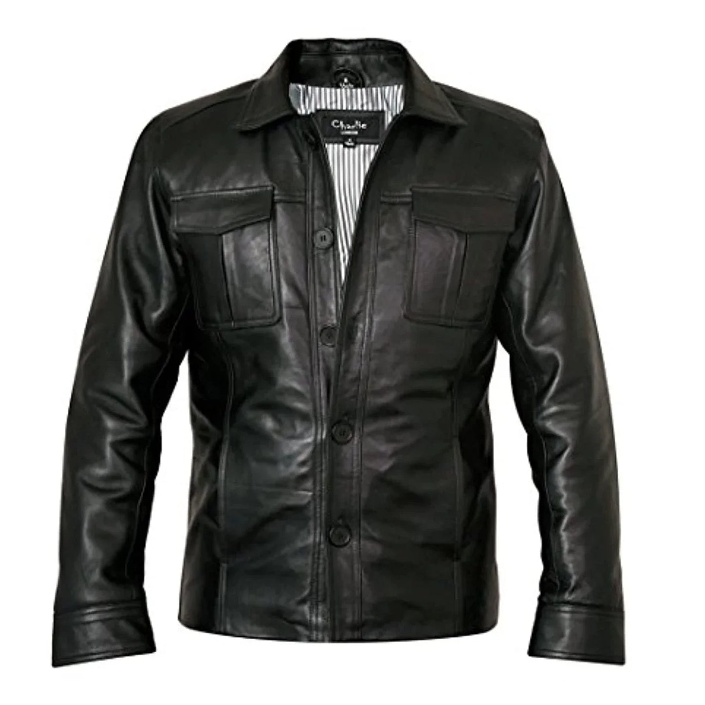 the haymaker black leather jacket men's -