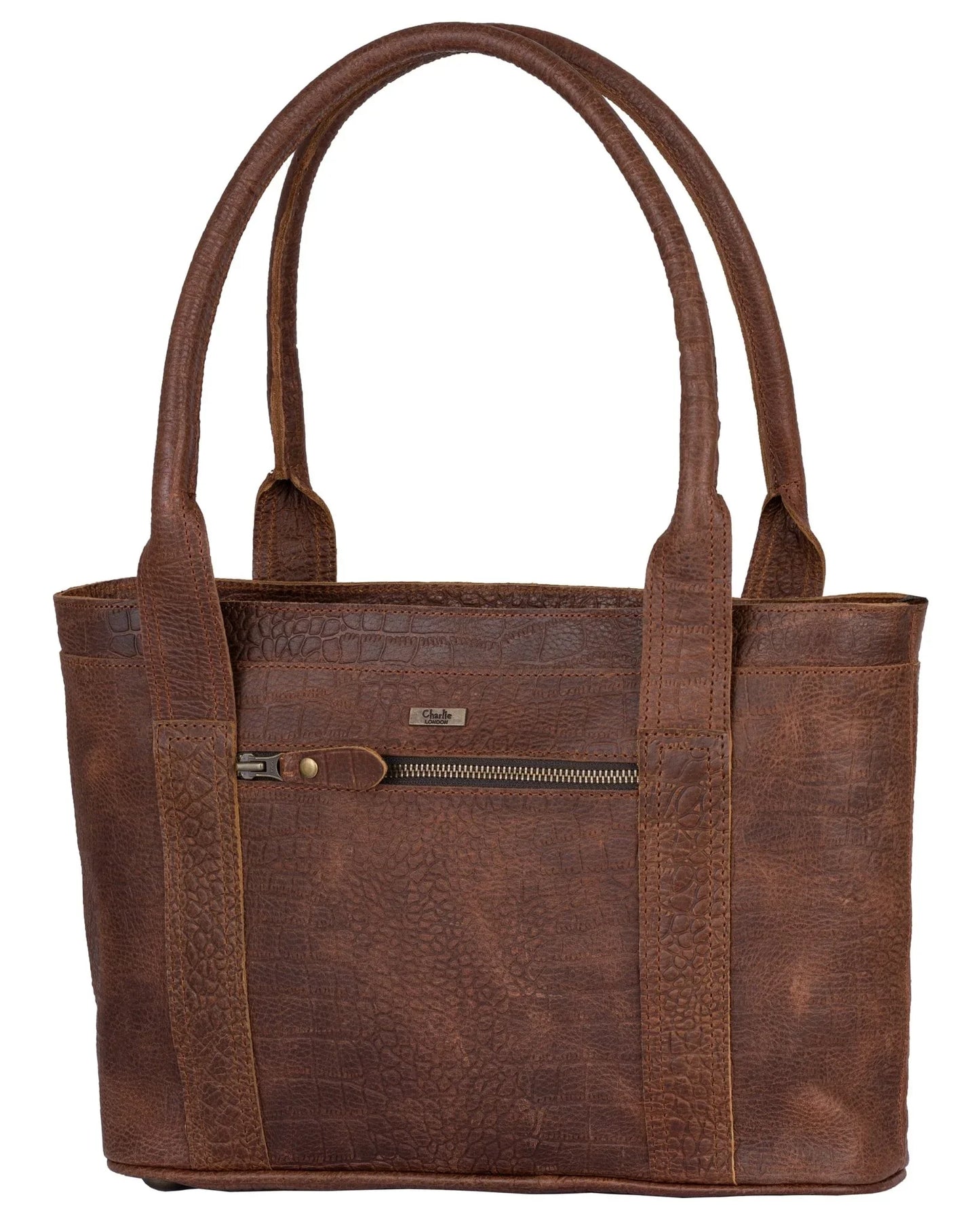 wandsworth crocodile print ladies leather handbags -