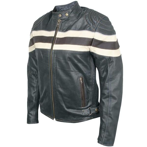 Women's Racer Motorcycle Leather Jacket -