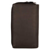 Womens RFID Safe Soft Leather Card Wallet with Zip pocket Gift Boxed -