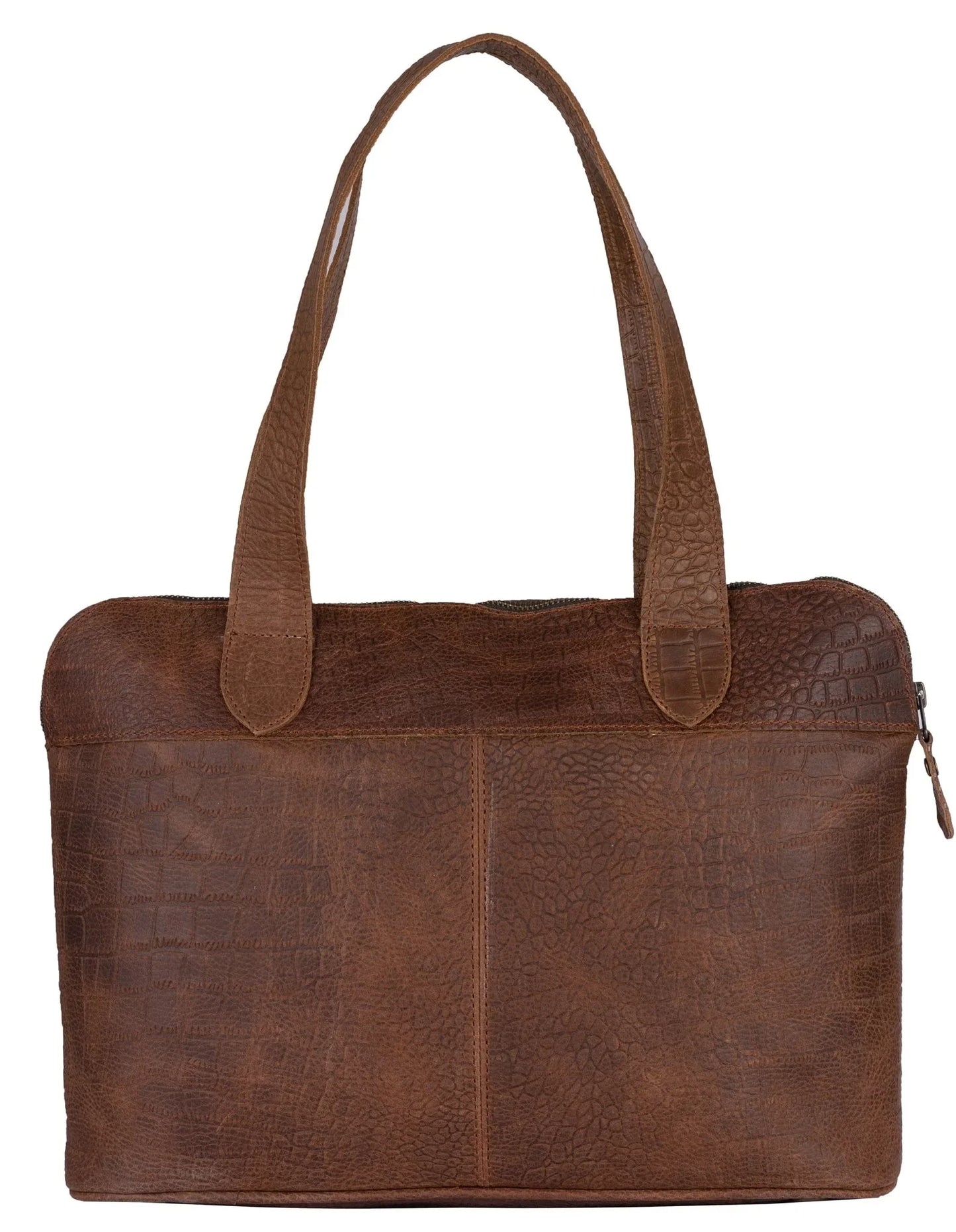 wrexham crocodile print leather work bags for womens -