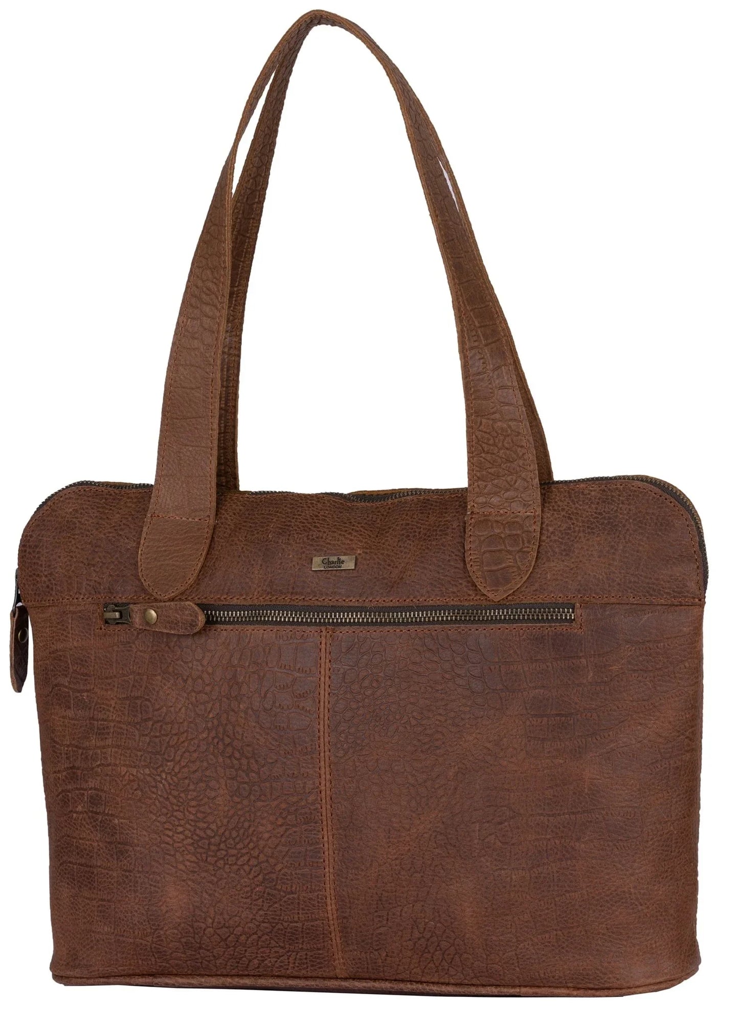 wrexham crocodile print leather work bags for womens -