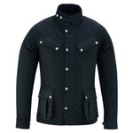 Zodiac Waxed Cotton Motorcycle Jacket Textile Biker Fashion -