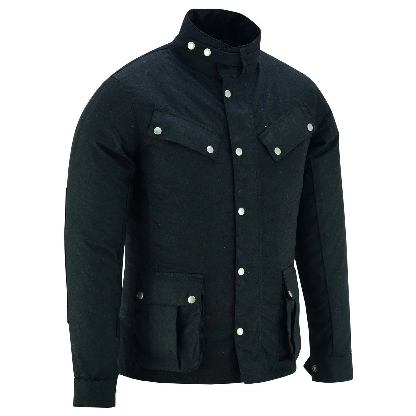 zodiac waxed cotton motorcycle jacket textile biker fashion -