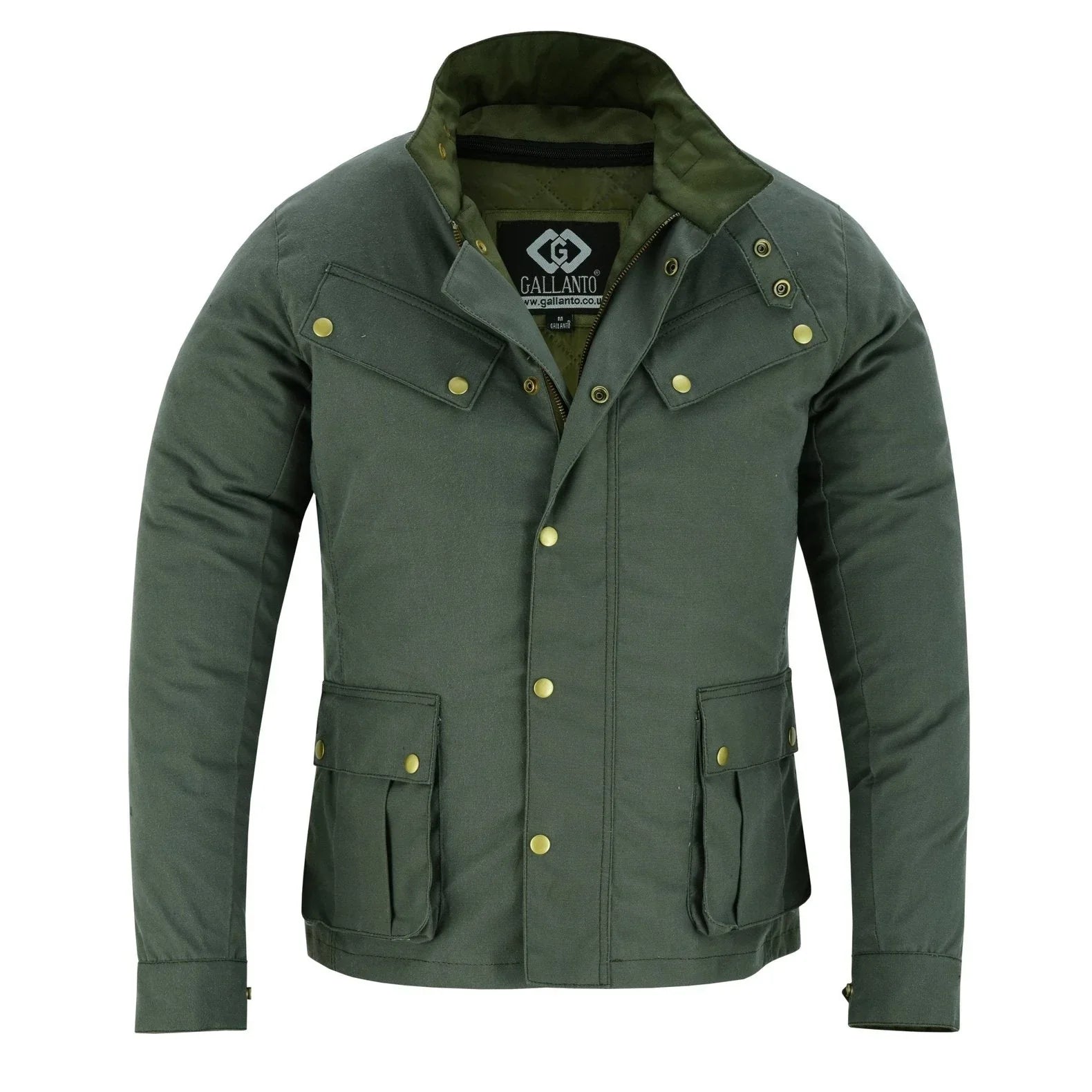 Zodiac Waxed Cotton Motorcycle Jacket Textile Biker Fashion -
