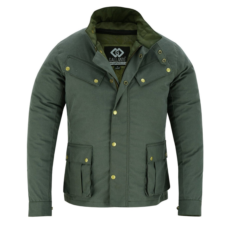 Zodiac Waxed Cotton Motorcycle Jacket Textile Biker Fashion -