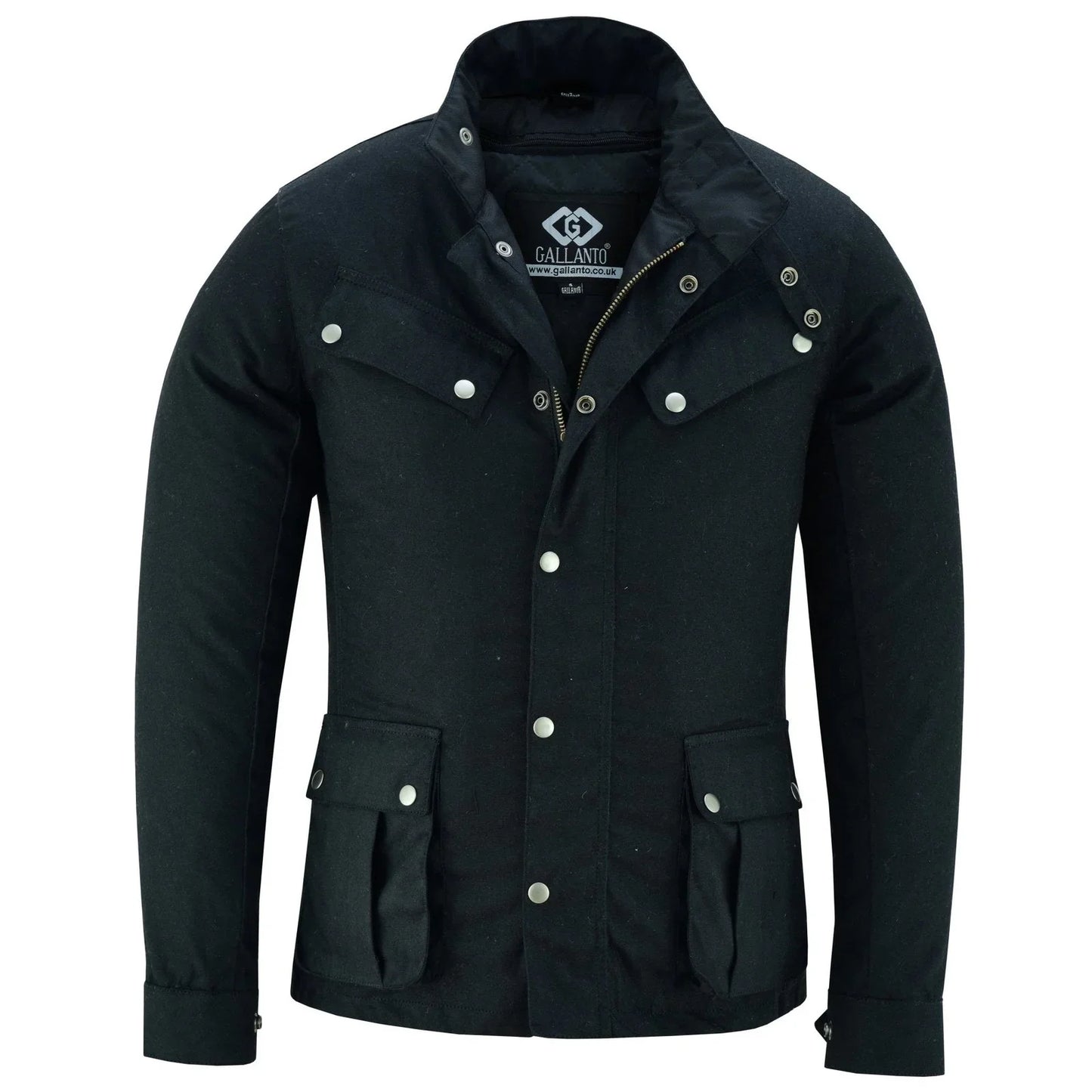 zodiac waxed cotton motorcycle jacket textile biker fashion -